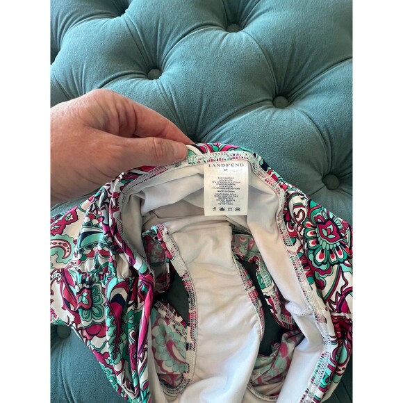 Lands End Swimsuit Bikini Skirt Skort size 6P 6 Petite - Picture 3 of 4